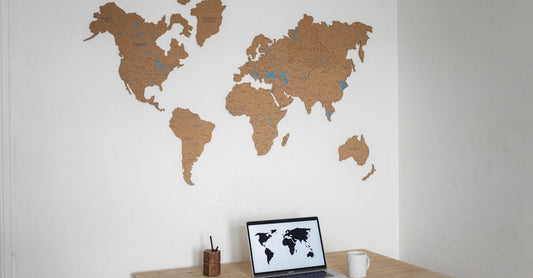 Elevate Your Home Office with Personalized Topographical Map Frames and Custom 3D-Printed Accessories