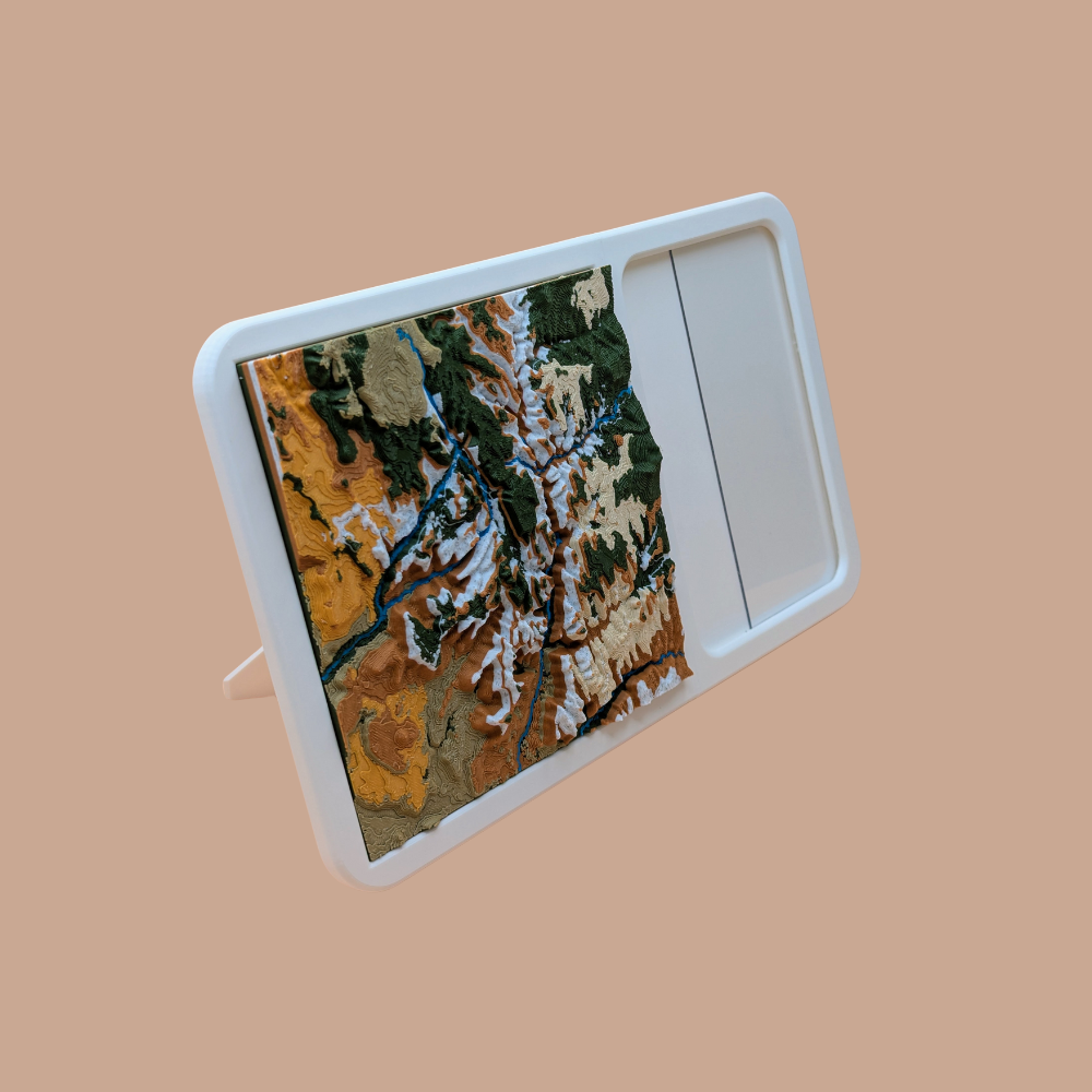 TopoPhoto Frame Slim - NP - Zion National Park - MAOS Maps