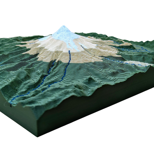 Mapa topográfico - Parque Nacional - Monte Hood
