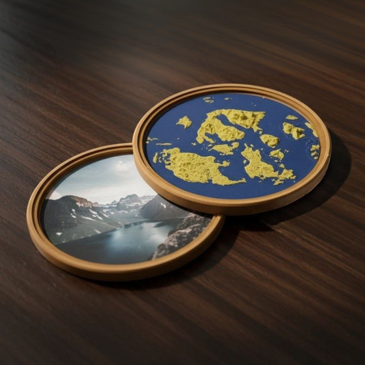 TopoPhoto - Coaster Set - Custom