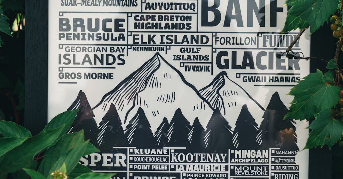 How to Choose a Custom National Park Map Frame for a Wedding or Engagement Gift