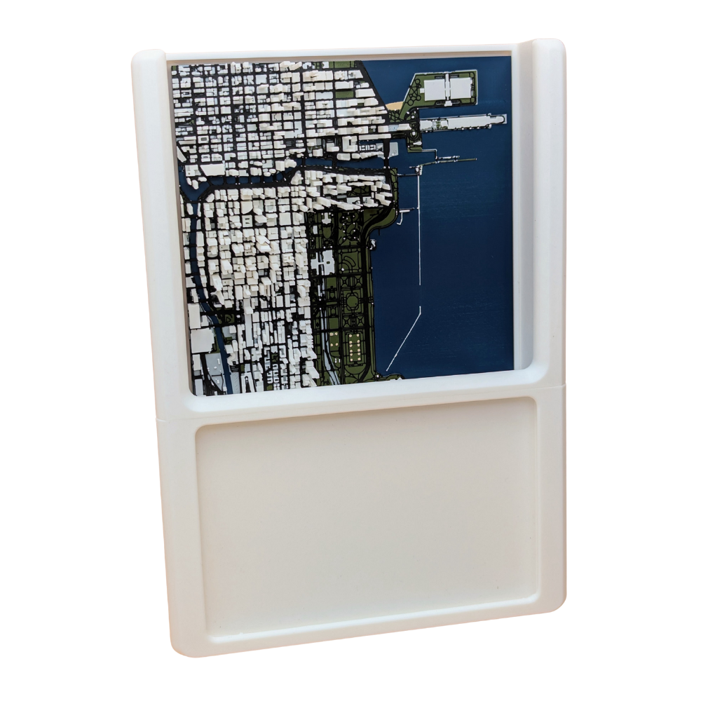 TopoPhoto - Frame LED - City - Chicago