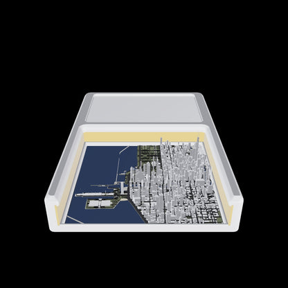 Cadre photo LED TopoPhoto - CITY - Chicago